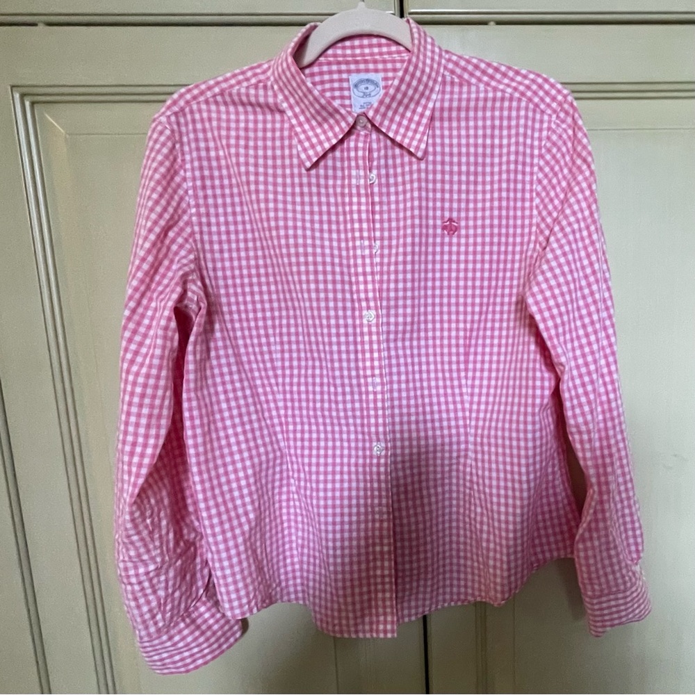 Women’s Pink Gingham Shirt